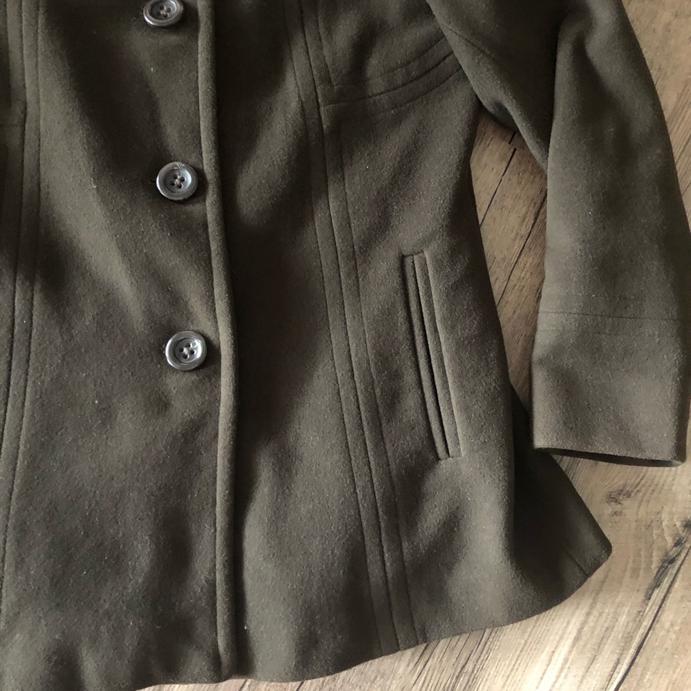 Brown Jason Kole wool coat - small - Picture 3 of 9